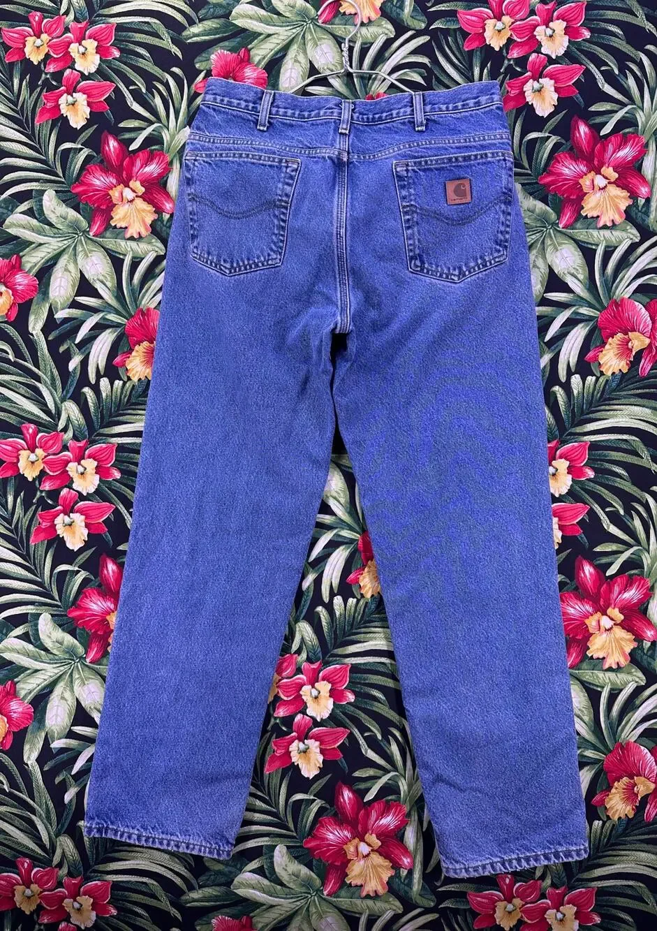 Carhartt Blue Insulated Jeans Size 34/32